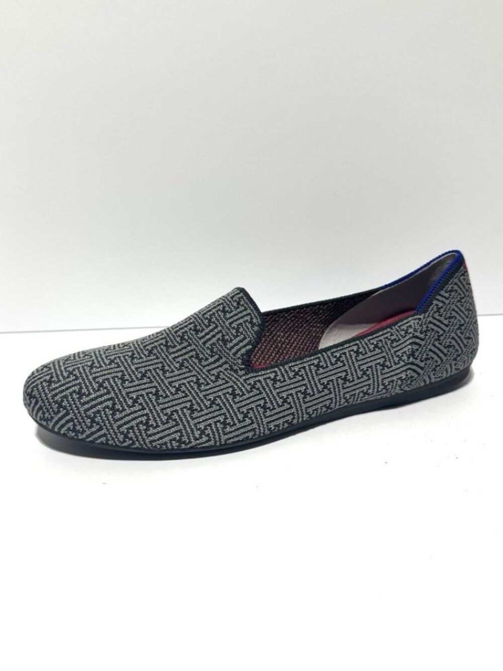 Rothys Womens The Loafer Charcoal Grid Size 10M